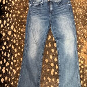 7 For All Mankind Light Blue Flare Jeans